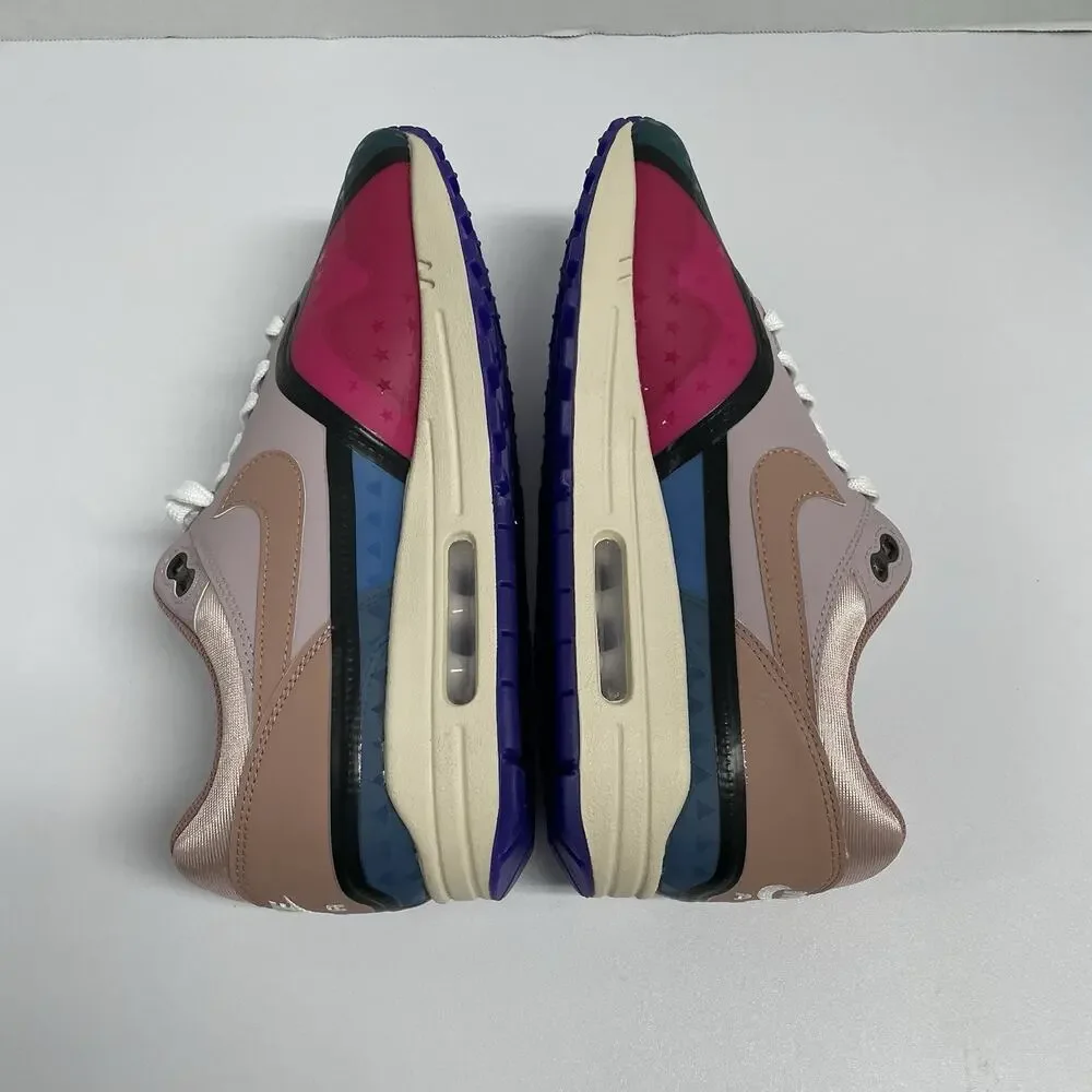 Nike Air Max 1 Premium Mini Symbols DV2301 501 Size 9.5 Women Green Blue Pink